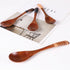 Wooden Spoons, 5 Pieces 9.25in Japanese Style Kitchen Utensil Oval Scoop for Eating Mixing Stirring Cooking Coffee Table Bowl Nonstick Pots Kitche...