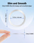 Magnetic Wireless Charging Magsafe Ring-6 PCS,Ultra-Thin(0.4mm) Magsafe Sticker, Compatible with iPhone 15/14/13/12 Series,Samsung Galaxy,Google P...