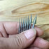 Luo ke 7 Pcs Diamond Burr Sets,1/8'' Shank Long Cone Shape Diamond Mounted Grinding Bits for Dremel Rotary Tool,Hand Drill (D Type)...