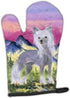 Caroline's Treasures SS8326OVMT Chinese Crested Oven Mitt Heat Resistant Thick Oven Mitt for Hot Pans and Oven, Kitchen Mitt Protect Hands, Cookin...