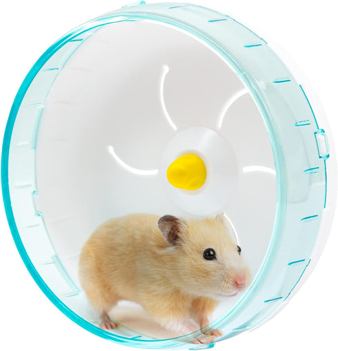 6.9 Inch Hamster Running Wheel, Silent Hamster Exercise Wheels, Mount on Hamster Cage, for Dwarf Hamster, Pet Mouse, Mice...