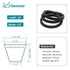 Snow throwers 1/2" X 35" Auger Drive Belt for MTD 754-0101A 954-0101A 1731273 1733439 Oregon 75-148 Rotary 5068...
