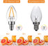 DORESshop C7 Mini Candelabra LED Bulb, LED Filament Night Bulb, Christmas Light Bulbs, 2W (20W Equivalent), E12 Candelabra Base, No Dimmable, Perf...