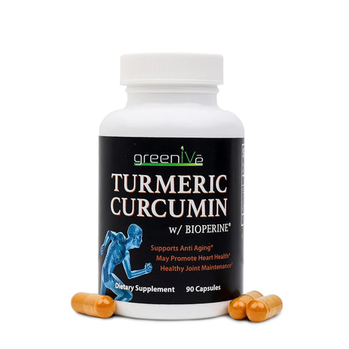GreenIVe Turmeric Curcumin with BioPerine 90 Capsules with Curcumin 46X higher Absorption...
