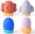 Silicone Baby Bath Toy Set for Infants 6-12 Months, Bathtub Toys for Toddlers 1-3,Mold Free Squirty Pool Toy, Dishwasher Safe 4 Pack...