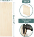 Balsa Wood Sheets 1/8" Inch Thick 12" x 4" Unfinished Wooden Board by Craftiff (5 Pack)...