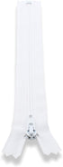 22 Inch YKK White Zippers 12 Pieces-Made in USA- For Apparel, Bags, Sewing & Craft Projects...