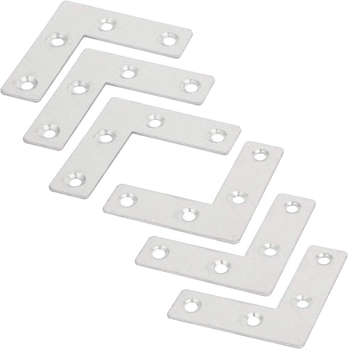 Orgrimmar 36 PCS Corner Brace Plates Metal L Shaped Flat Repair Plates Corner Brace Brackets 50mmx50mmx1mm...