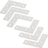 Orgrimmar 36 PCS Corner Brace Plates Metal L Shaped Flat Repair Plates Corner Brace Brackets 50mmx50mmx1mm...