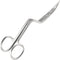 Bent Handle Curved Embroidery Applique Scissors for Machine Embroidery & Fabric Stitches (Silver, Medium 6.5')...
