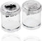 Manual Pencil Sharpener Double Holes Duty Metal Sharp Blade Jumbo Crayon XL Sharpener with Large Round Catches Sharpening Regular Pencils HB Graph...