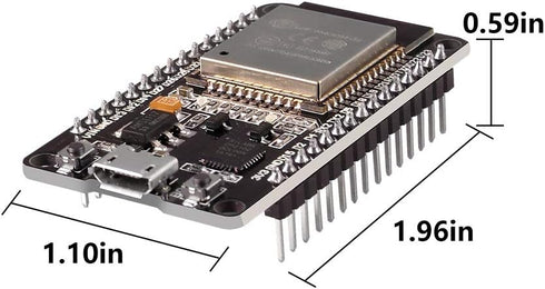 3PCS ESP32 ESP-32S WiFi Development Board NodeMCU ESP-WROOM-32 Microcontroller 2.4GHz Dual-Core WiFi Bluetooth Processor Integrated Chip CP2102...