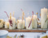 BOLSIUS 6 Ivory Pillar Candles Bulk - 3x3 Inches Candle Set - 25+ Hours Clean Burning - No Palm Oil - 0% Animal Fat - Premium European Quality - U...