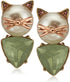 Betsey Johnson Cat Stud Earrings...