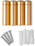 Wexel Art 1.5" Gold Stainless Steel Mounting Hardware for Acrylic Floating Frames (Pack of 4)...