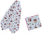 Dan Smith Light Blue,Burgundy,Rosy Brown Long-Self Ascot Tie For Mens 53" Big And Tall Long-Self Cravat Necktie Pocket-Square Set Blue 100% Pure C...