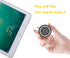 Mini Portable Speaker, 3W Mobile Phone Speaker Line-in Speaker with Clear Bass 3.5mm AUX Audio Interface, Plug and Play for iPhone, iPad, iPod, Ta...