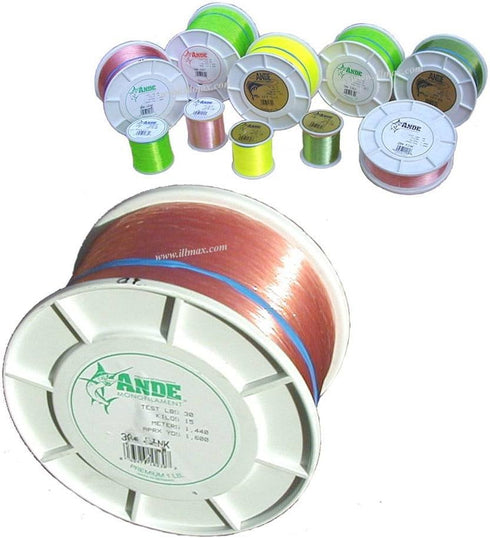 ANDE Monofilament Premium 1/4#Pink 15# Test...