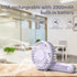 Handheld Fan,USB Rechargeable Mini Fan with 2000mAh Battery Operated Small Fan with 3 Adjustable Speeds,180°Rotation Foldable Fan for Office Deskt...