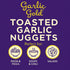 Garlic Gold Toasted Nuggets, Crunchy Roasted Garlic Seasoning, USDA Certified Organic Salad Topper, Keto Paleo Friendly (2.1 Ounces, 1 Pack)...