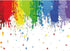 7x5ft White Paint Splatter Background Abstract Art Paint Birthday Party Colorful Graffiti Wall Let's Paint Party Photography Photo Studio Supplies...