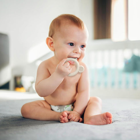 Teething Toys for Babies 0-6 Months, 3 Pack Silicone Baby Toys 6 to 12 Months, BPA Free Soft Textured Teething Relief Soothing Sore Gums Baby Esse...