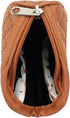 Leather Lattice Pattern Gear Shift Knob Cover, Auto Car Shift Knob Protective Sleeve Zipper Type (Brown)...