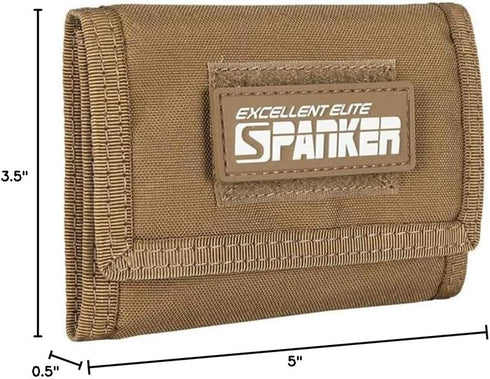 EXCELLENT ELITE SPANKER Nylon Trifold Wallet for Men ID Card Holder Tactical Military Wallet with Coin Pocket Outdoor Wallet...