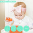 Grabease Baby Spoons Toddler Utensils Baby Spoon Toddler Forks, BPA-Free & Phthalate-Free for Baby & Toddler, 2 Sets, Mint and Orange...