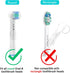 Electric Toothbrush Travel Case, Hard Storage Case with 6pcs Toothbrush Cover Caps, Fits for Oral-B/Oral-B Pro/Philips Sonicare Electric Toothbrus...