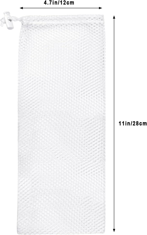 6 Pieces Thistle Finch Sock Bird Feeder, IOUALEY Wild Bird Food Mesh Sock Feeder Instant Seed Sack Supply Tools Hanging Kits for Wildlife Goldfinc...