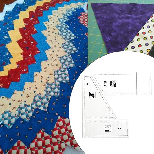 Quilting Cutting Template - Acrylic Quilt Templates for Quilting Sewing Cutting Patterns, Quilting Rulers and Templates for Sewing Machine Cutting...