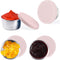 LALASTAR Salad Dressing Containers Set, Small Condiment Containers with Silicone Lids, Leakproof & Reusable for Condiments, Snacks, Dipping Sauce,...