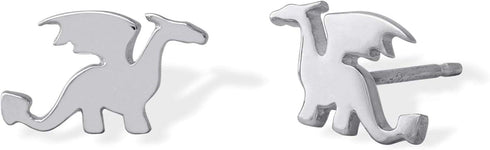 Boma Jewelry Sterling Silver Dragon Stud Earrings...