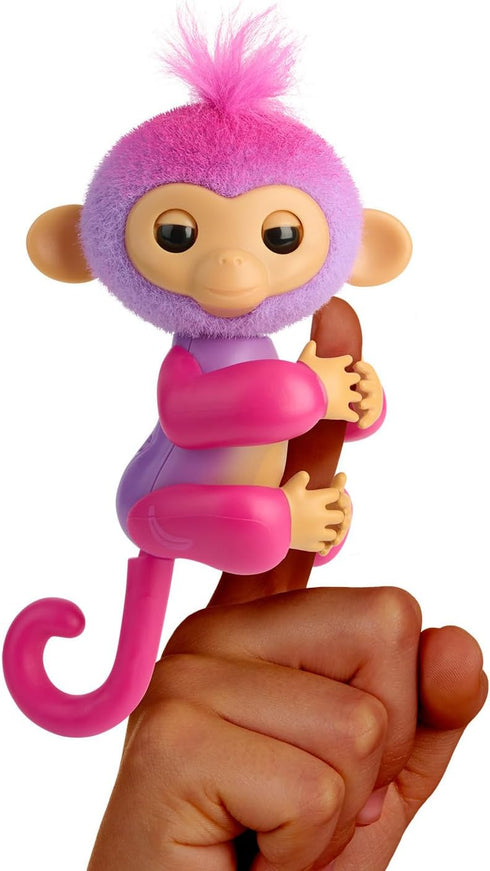 2023 NEW Interactive Baby Monkey Reacts to Touch – 70+ Sounds & Reactions – Charli (Purple)...