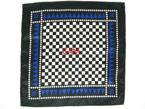 FREEMASONS Masonic Handkerchief Craft Pocket Square with SC&G...