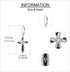 Cross Earrings 925 Sterling Silver Cross Dangle Drop Earring Gifts for Women...