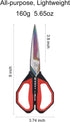 LIVINGO Sharp Kitchen Scissors for Food - Titanium Coated Forged Stainless Steel Heavy Duty Shears All Purpose for Cooking Utility Cutting Poultry...