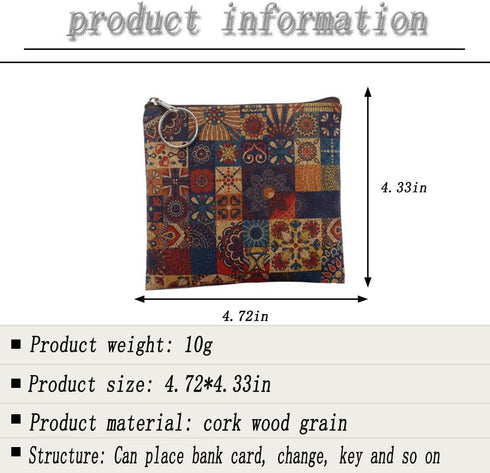 1PCS Coin Purse for Women Small Coin Purse Boho Change Purse Change Purse Pouch Mini Wallet Coin Bag Coin Pouch...