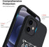 ORNARTO Compatible with iPhone 12 Mini Case, Slim Liquid Silicone 3 Layers Full Covered Soft Gel Rubber with Microfiber Case Cover 5.4 inch-Black...