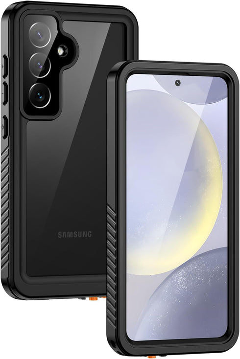 Lanhiem for Samsung Galaxy S24 Case, IP68 Waterproof Dustproof, Built-in Screen Protector, Rugged Full Body Shockproof Protective Cover for Galaxy...