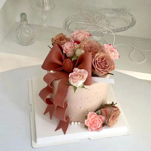 Flower Silicone Molds 3D Rose Flower Fondant Silicone Molds For Cake Decorating Cupcake Topper Candy Chocolate Gum Paste Polymer Clay...