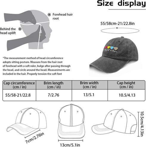 Hats Blue Hat Pigment Black Hats for Women Fashionable Gifts for Men Golf Caps...