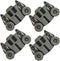 4 Pack W10195417 UPGRADED Dishwasher Wheels Lower Dish rack Wheel for Kitchen-Aid Whirlpool Kenmore Dishwasher Rack Roller Replacement Part Number...