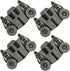 4 Pack W10195417 UPGRADED Dishwasher Wheels Lower Dish rack Wheel for Kitchen-Aid Whirlpool Kenmore Dishwasher Rack Roller Replacement Part Number...