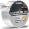 Romeda Aluminum Tape, 2 inch x 65 Feet Foil Tape (3.9 mil), Insulation Adhesive Metal Tape, High Temperature Heavy Duty HVAC Tape, Silver Tape Alu...