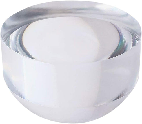 40X Crystal Dome Magnifying Glass Acrylic Optical Magnifier, 25MM Desk Reading Loupe Paperweight Half Ball Lens Magnifier for Reading Newspaper St...