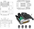DB15 Solderless Male RS232 D-SUB Serial Adapters, 16mm thinner 15 Pin Port Terminal Solderfree Breakout Board Connector with Case Accessories...