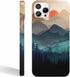 Wilderness Landscape for iPhone 14 Pro Case,Nature Mountain Sunset Scenery Case for Men Women,Full Cover Smooth Tough PC Case for iPhone 14 Pro...