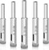 Glass Drill Bit Set, 5 pcs Diamond Drill Bits Hole Saw Bottle Extractor Remover Tool for Glass Marble Granite Fiberglass Ceramic Tile 5?16in 0.31I...